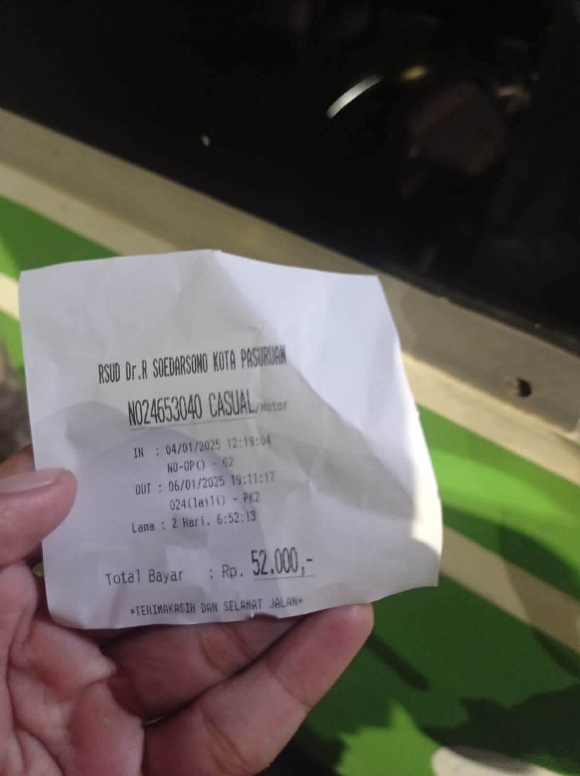 Kenaikan Tarif Parkir RSUD Purut Dikeluhkan Masyarakat