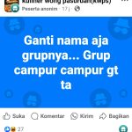 Sosok Anonim Acak Acak Grup FB Kuliner Pasuruan