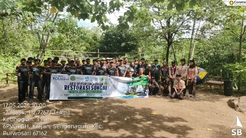 Kebersamaan Lintas Komunitas Jaga Lestari Alam Di Purwosari | Aksi Bersih Bersih Sungai